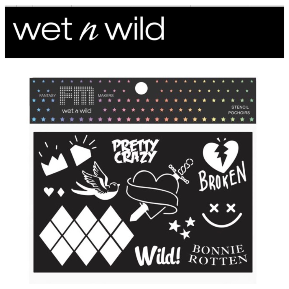 WET N WILD FANTASY MAKERS HALOWEEN MAKEUP FACE BODY STENCILS NWT